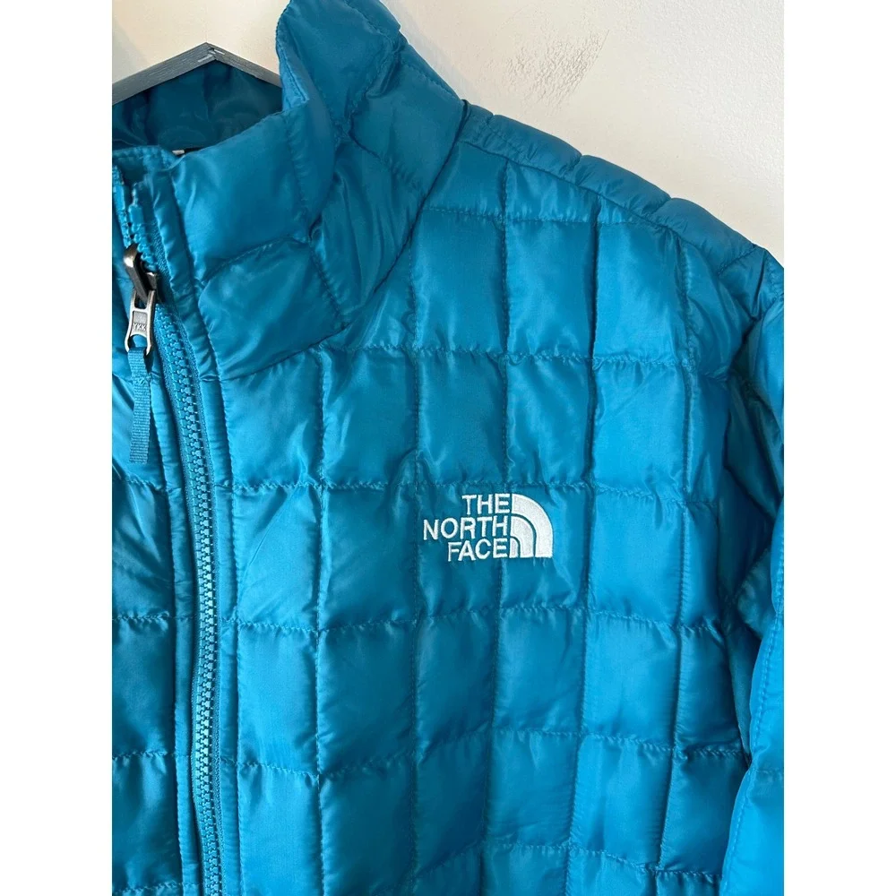 THE NORTH FACE Mens Thermal Insulated Jacket Digital Steel Blue Travel XL NWT